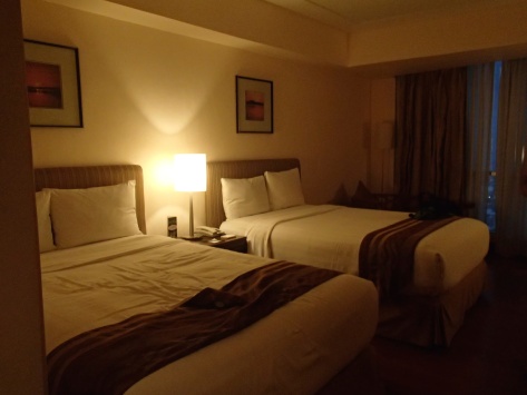 Room accommodation in Crown Regency Hotel and Towers.